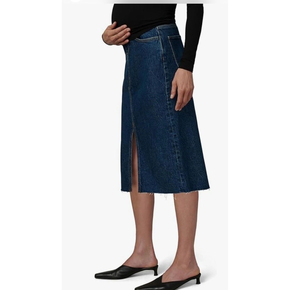 Joe's Jean's The Joplin Maternity Denim‎ Knee Length Skirt Women's Size 25